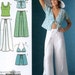 60 Percent OFF (New) Misses' Wrap Pants or Shorts, Kimono, Bra and Knit Top Pattern 4192 (Uncut) Original Factory Fold