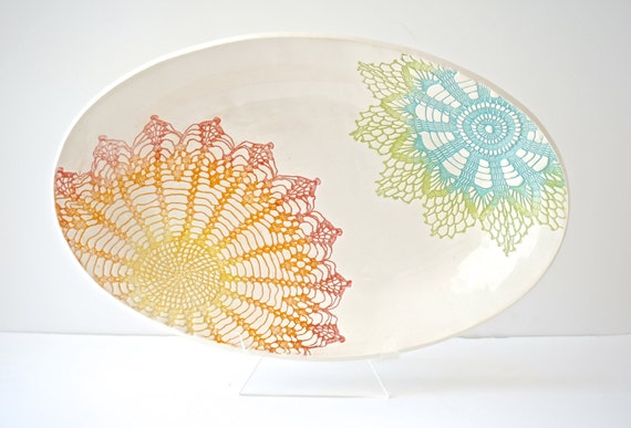 Rainbow platter