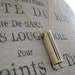 Brass Tube Necklace, Brass, Vintage, Industrial