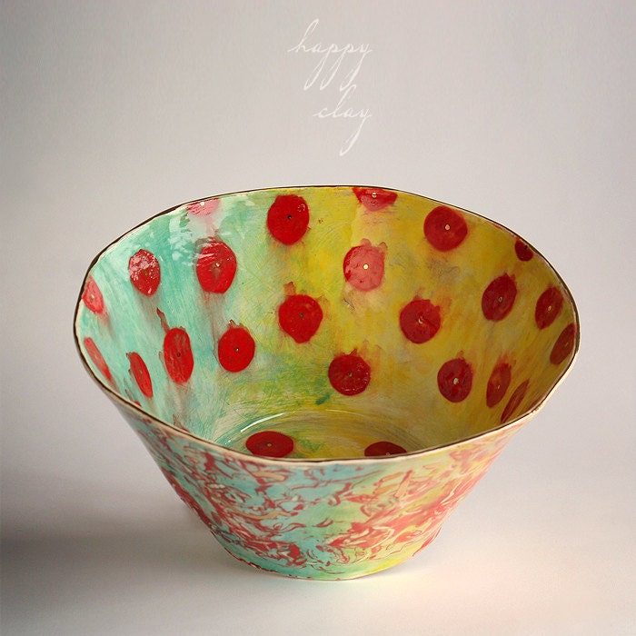 Large Ceramic Serving Bowl Available in 14 days