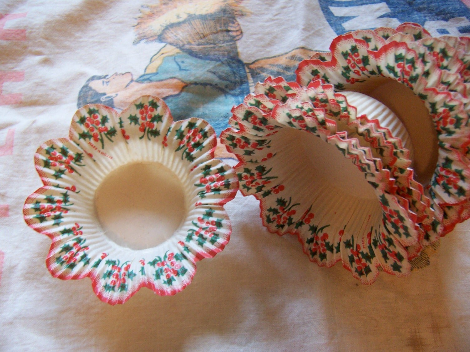 frilly paper cupcake holders