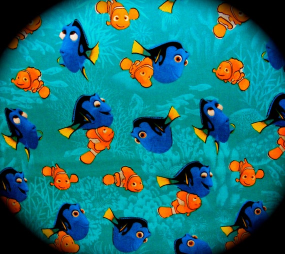 Disneys Finding Nemo Fabric by tassiesfabrics on Etsy