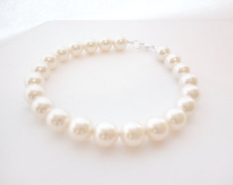 Items similar to Chocolate FW Pearl 3-row Twisted Necklace Bridal ...