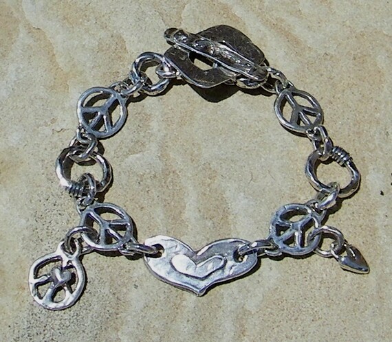 Handcrafted Artisan Sterling Silver Link Bracelet