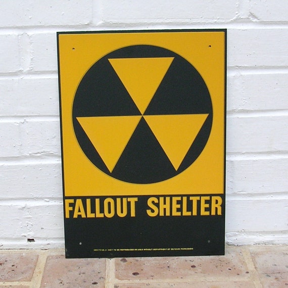 original fallout shelter sign