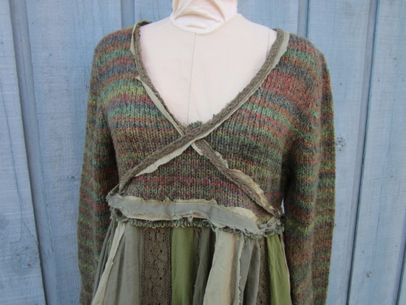 Woodland Fairy Sweater Dress // Primordial Goddess Empire