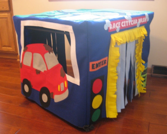 Car Wash Card Table Playhouse, Custom Order