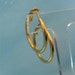 Vintage Gold Hoop Earrings