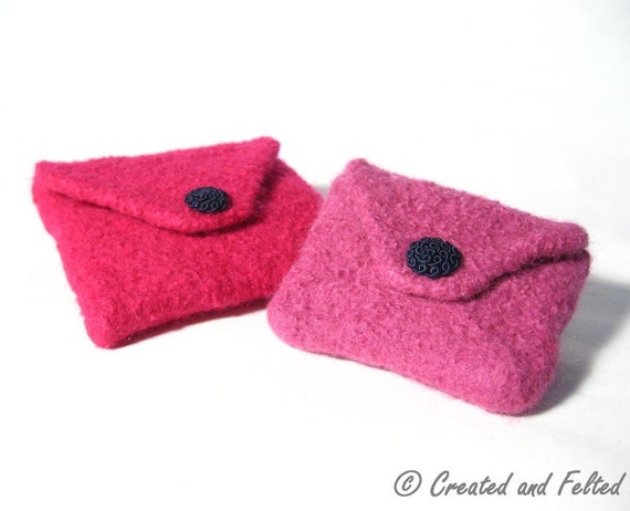Felt Coin Purse Knitting Pattern from ClaireFairallDesigns on Etsy Studio
