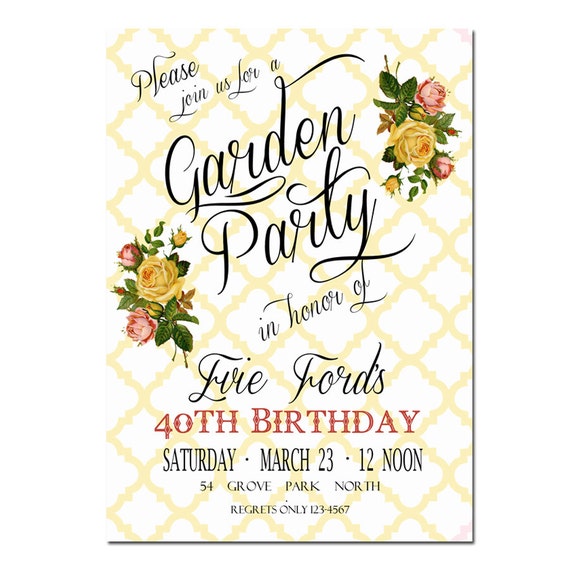 Patio Party Invitation Wording 3