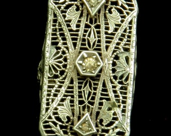 Art Nuaveau Filligree Ring