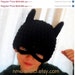 Batman hat, crochet batman hat, batman childrens hat, halloween costume batman hat, costume halloween batman