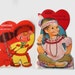 2 Unused Vintage Valentines Day Cards Indian Pioneer Cards