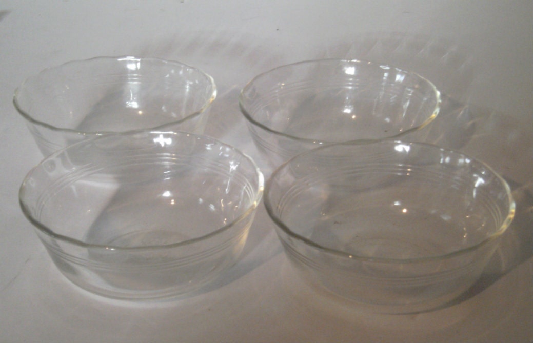 Vintage Pyrex 10 Ounce Custard Bowls Ramekins 3 by carriesattic