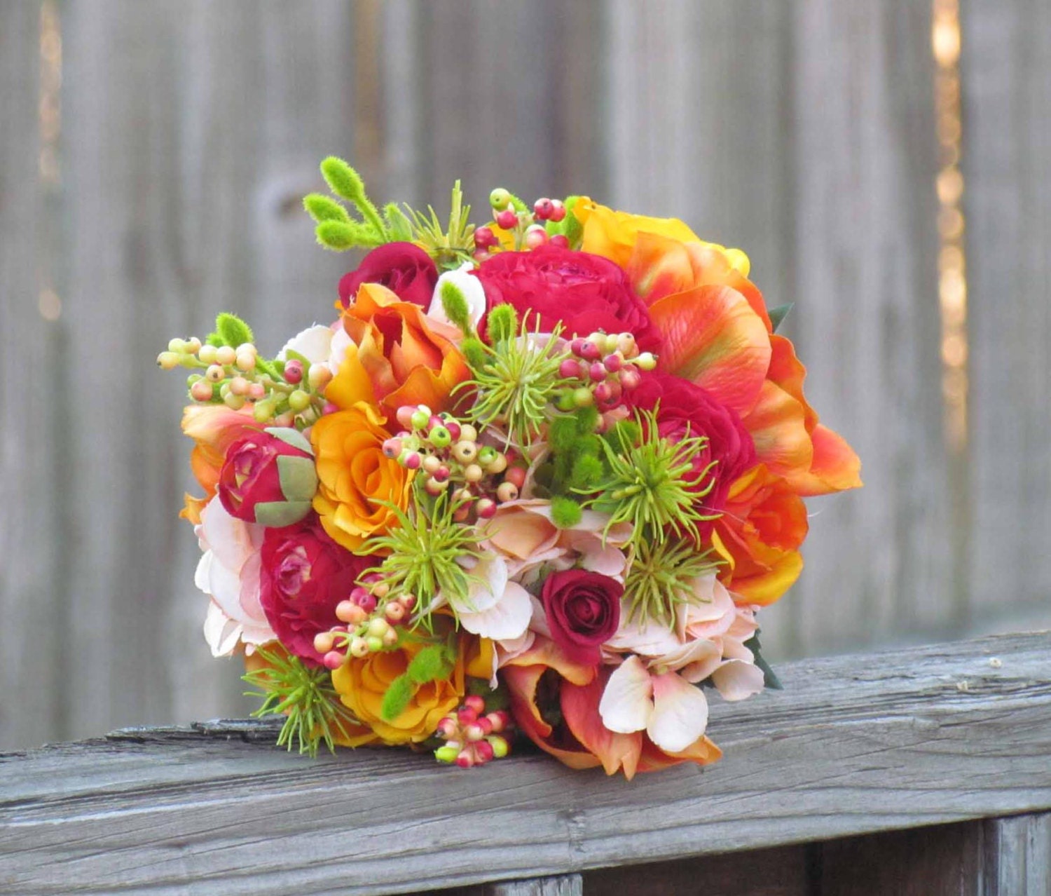SALE PRICED Bright Spring Wedding Bouquet...Ready to by ...