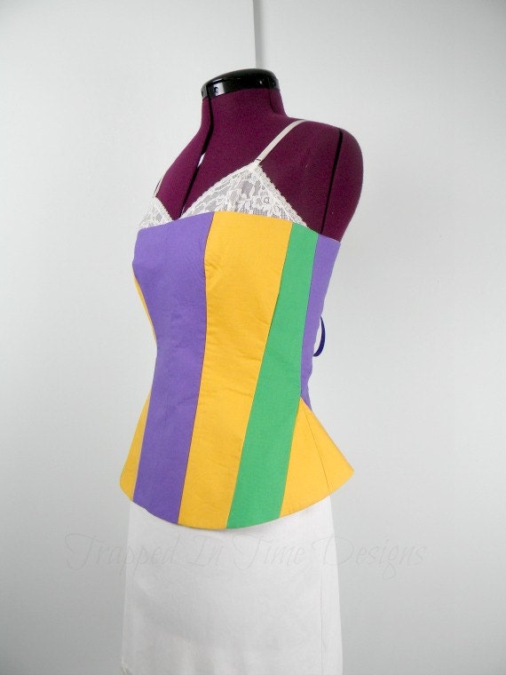 mardi gras corset