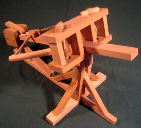 Scale Working Model Roman Ballista Catapult Woodworking Plans