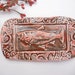Fish Sponge Holder Trinket Dish Ceramic Ruby Red