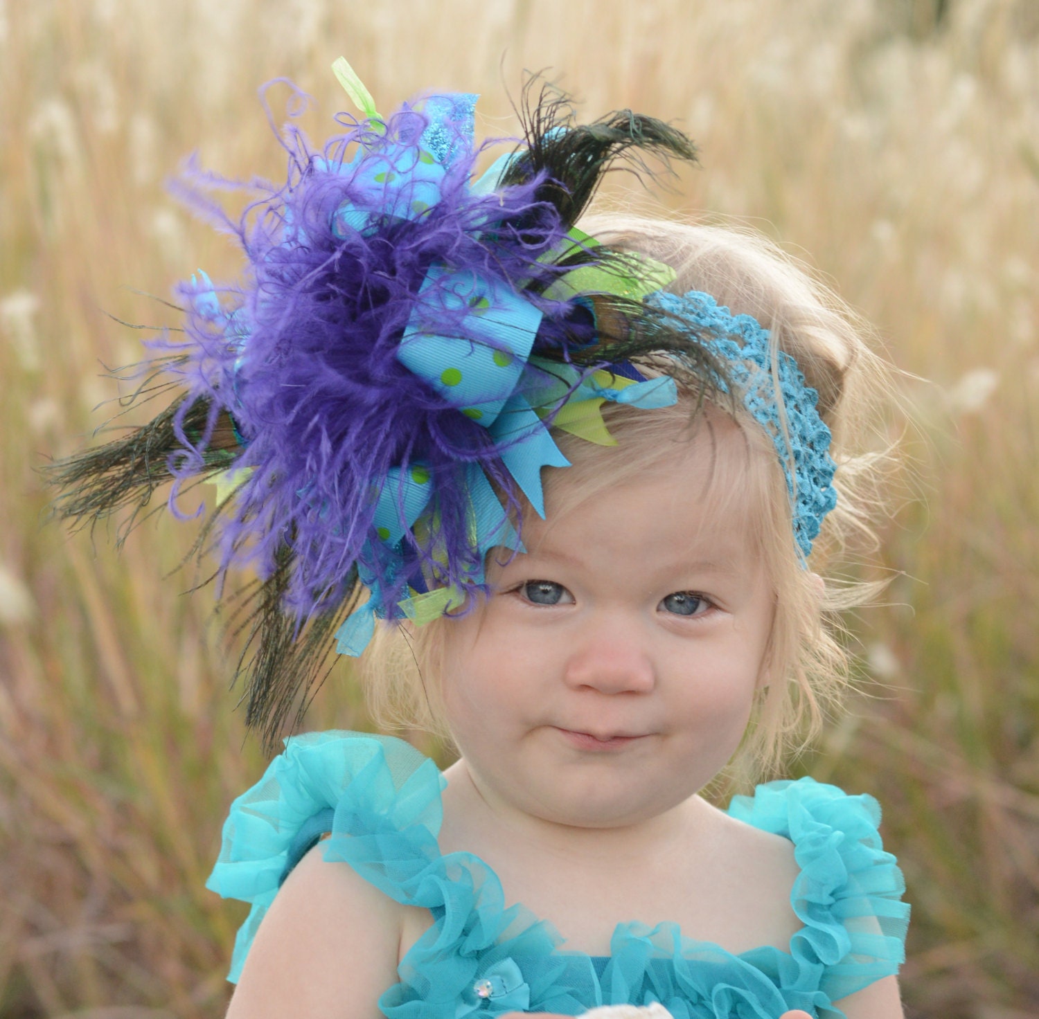 the top peacock hair bow curly ostrich feather center peacock feather turquoise lime and royal the top the top peacock hair bow curly ostrich feather center peacock feather turquoise lime and royal the top