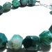 Green Semi Precious Crack Agate Gemstone Necklace