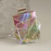 Dichroic Fused Glass Pendant, Dichroic Glass Jewelry, Dichroic Necklace, Rainbow Pendant X2318
