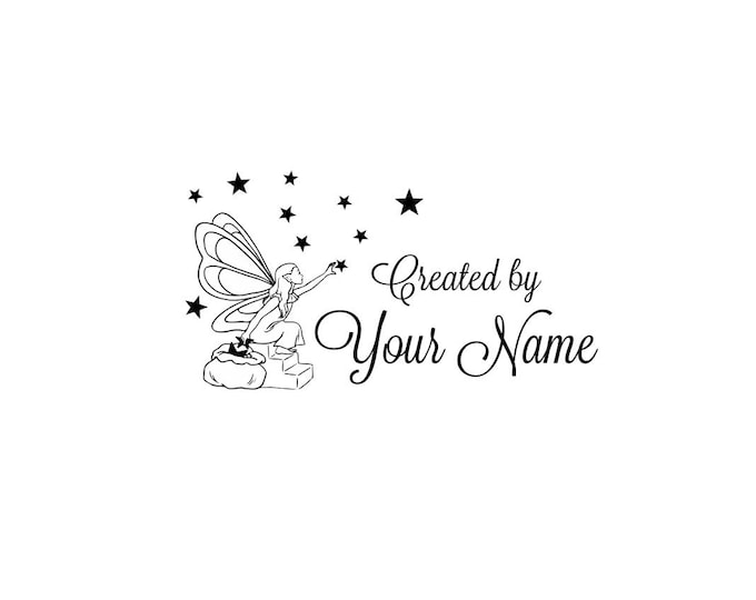 Personalized unmounted cling custom made rubber stamp C68