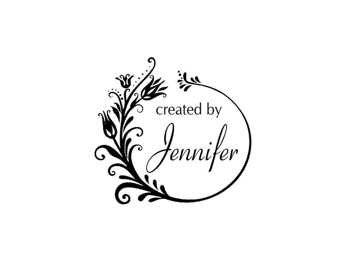 Personalized unmounted cling custom made rubber stamp C26
