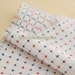 LAST Piece-Check Gingham Collection-French Style Blue and Red Checks-Japanese Embroidery Cotton Fabric (1/2 Yard)