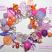 Figment the dragon Disney trading pin charm bracelet