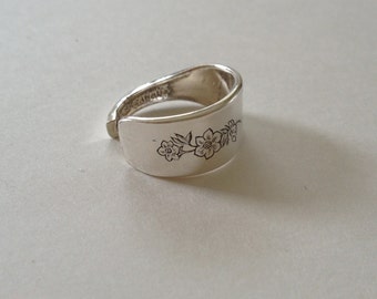 ... Jewellery, Canadian Jewellery, Canada Spoon Ring, Dogwood Ring, Silver