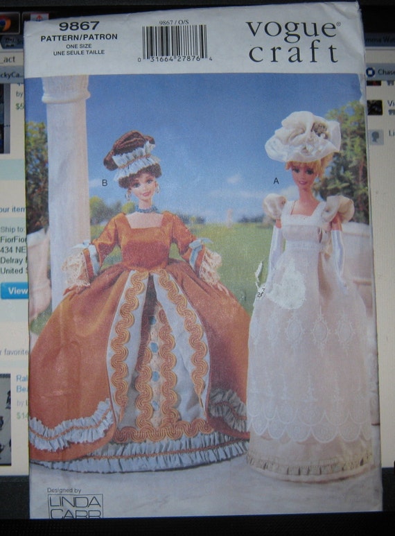 Vogue Pattern History | barbie history costumes sewing pattern vogue by Vogue Pattern History | barbie history costumes sewing pattern vogue by
