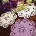 Mini Doilies Trio by DoilyMania on Etsy