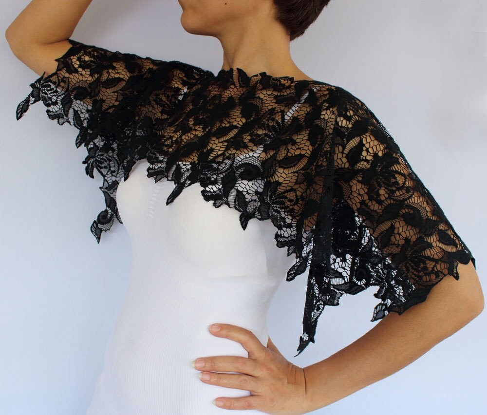 lace shoulder wrap
