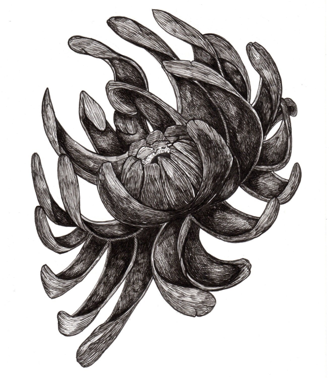 Хризантема из металла своими руками