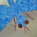 Metal Garden Art 3D- Dragonfly - Original repurposed Metal sculpture blue gardener yard art
