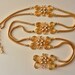 1960 Vintage Belt - Golden Brass, pearls and crystals - Made in Italy-cool accessory-art.25-