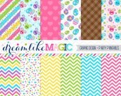 Easter Basket Sweeties- Digital Paper Pack for Personal or Commercial Use Il_170x135