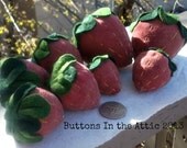Primitive and Plump Strawberries ~~ Primitive Home Decor ~~ Summer ~~ FAAP ~~ OFG Team ~~ Cottage Chic