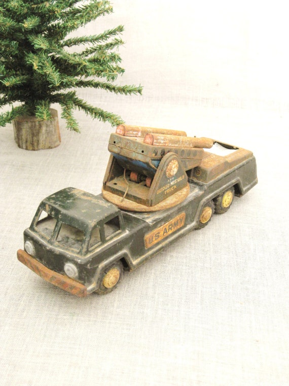 Truck Military Antique Metal Toy Vintage By Wilshepherd   Il 570xN.453551108 R2kr 