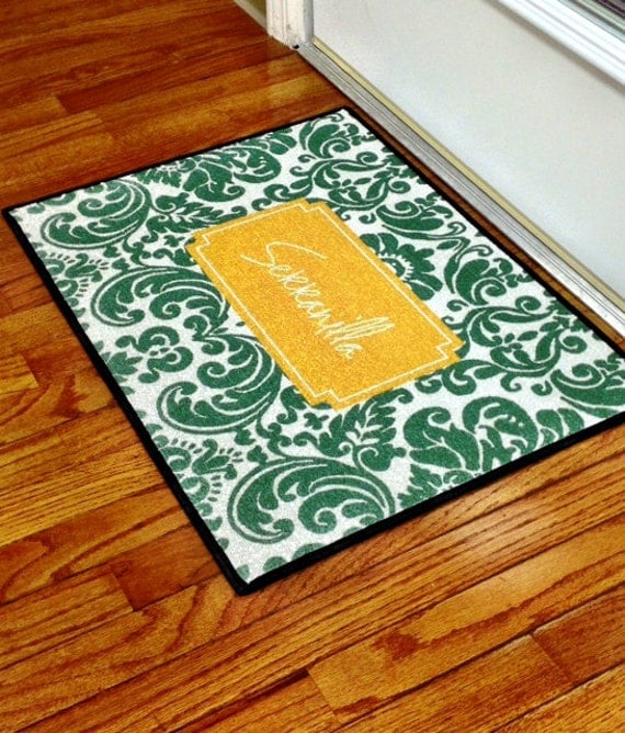 Items similar to Monogrammed Door Mat Indoor and Outdoor Use on Etsy