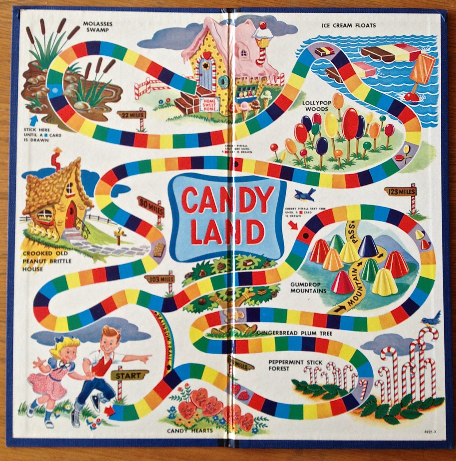 Original Candy Land Board Game 1955