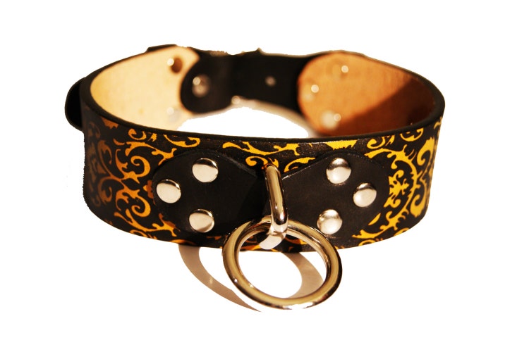 Dog Collar Victorian Single Strap by RuffHaus on Etsy