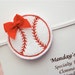 Baseball Headband - Felt Baseball Headband - Baby Headbands, Baby Girl Headbands, Newborn Headbands