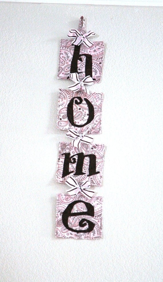 Custom Home sign, fabric banner: MADE TO ORDER Il_570xn