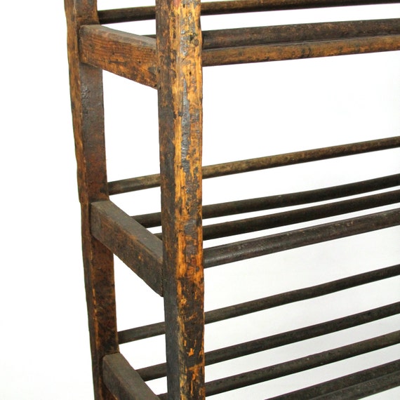 FREE DELIVERY / antique factory shoe rack no. 2