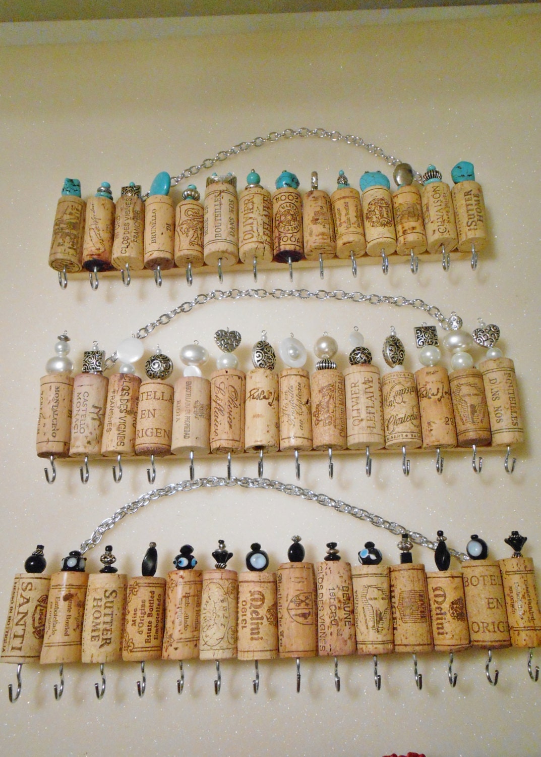 Wine Cork Jewelry Holder