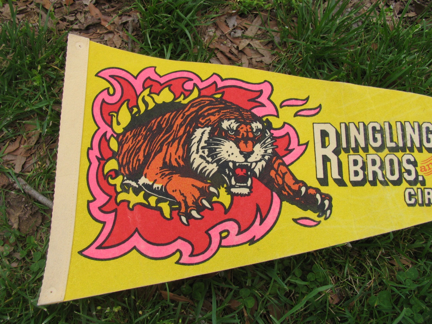 Banner Pennant Circus Pennant Ringling Bros and Barnum and