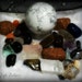 Reiki Stone and Mineral Crystal Collection With Crystal Velvet Keepsake Bag