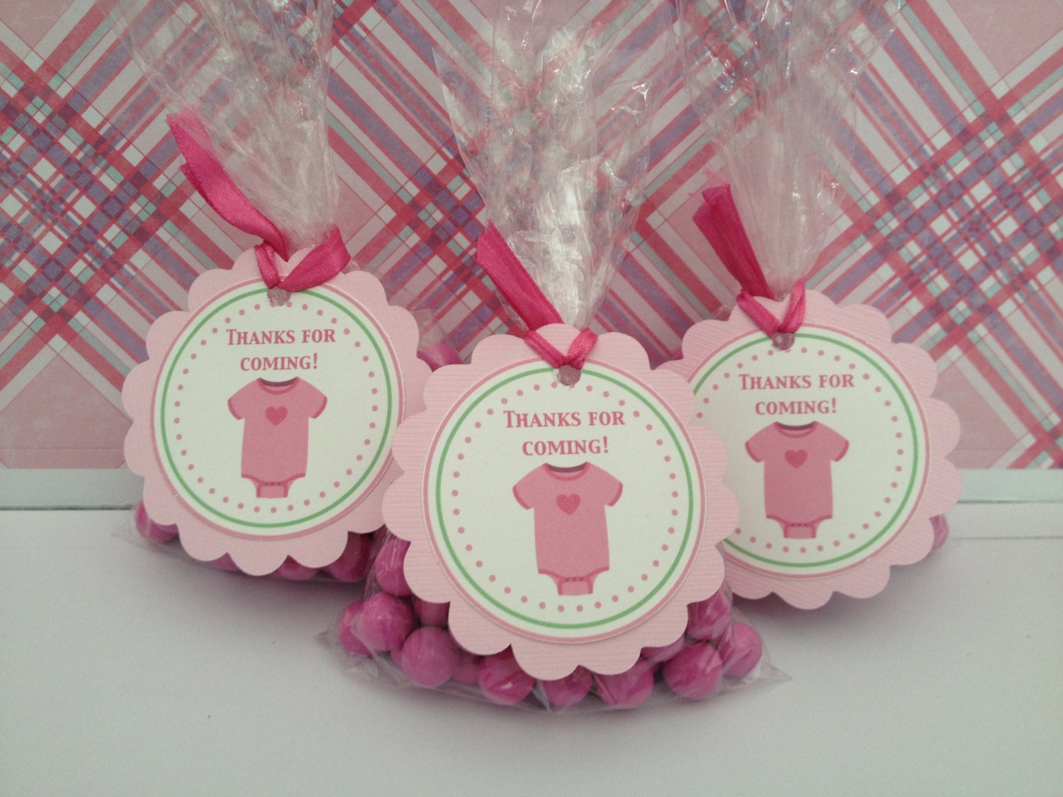 Items similar to NEW - Baby Shower Thank You Tags, Set of 12 on Etsy