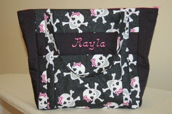 Skulls and Crossbones Custom Bag